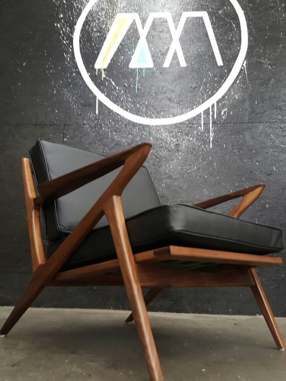 Mid Century Selig Style Z Chair