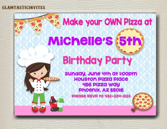 Pizza Making Party Invitation 5