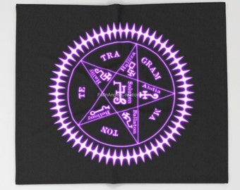 Black Butler Sebastian Michaelis Contract Sigil Throw Blanket