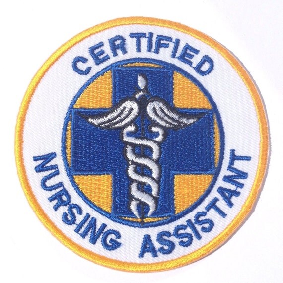 Certified Nursing Assistant Patch 3 Embroidered Iron