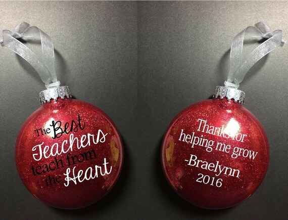 Download Teacher ornament gift for teacher christmas ornament
