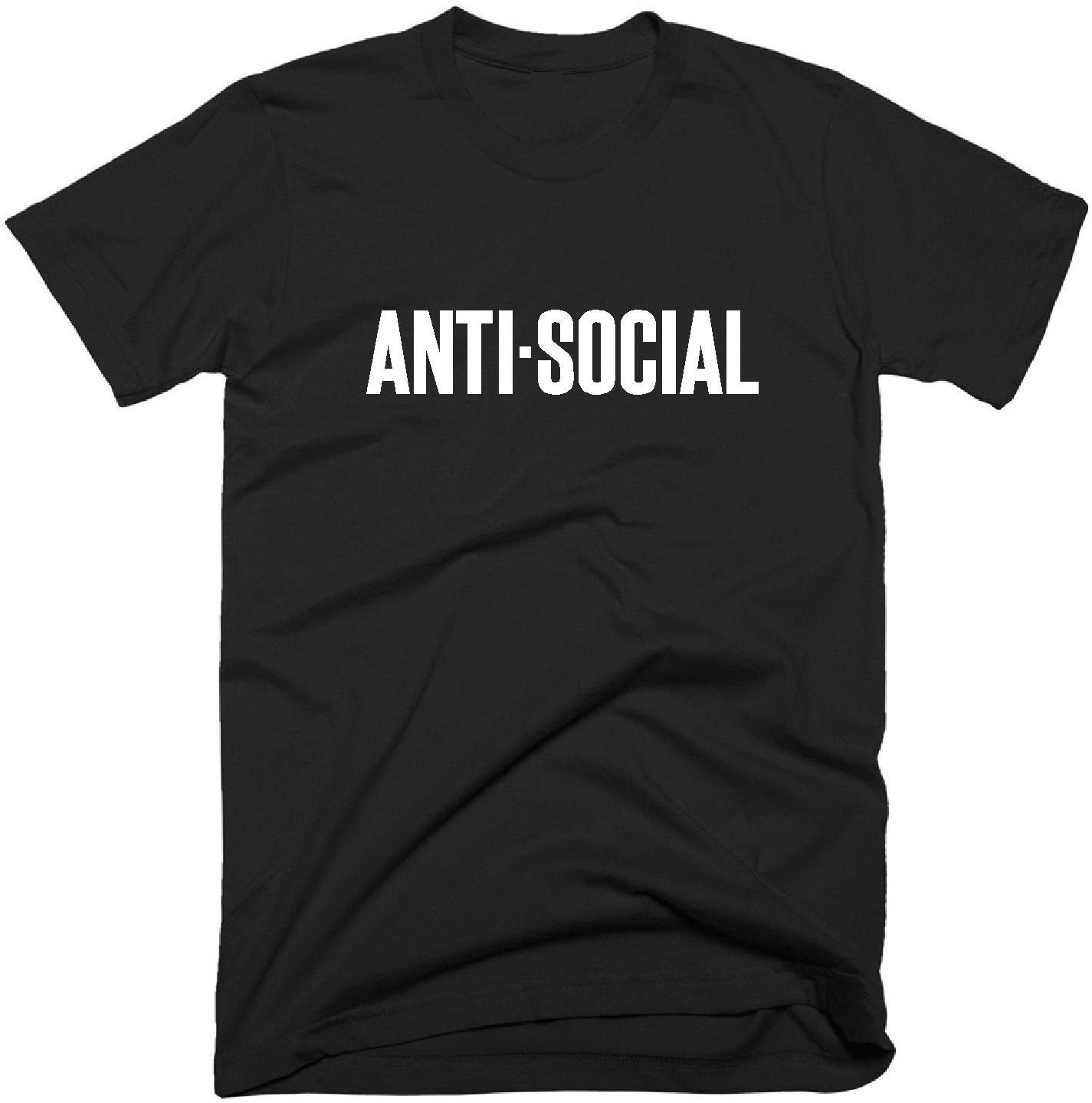 Anti Social TShirt Anti-Social T Shirt Funny Unisex T-Shirt