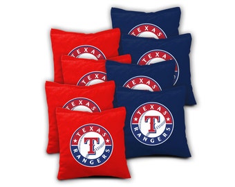 TEXAS RANGERS Set of 8 ACA Regulation Cornhole Bags Bean Bag Toss