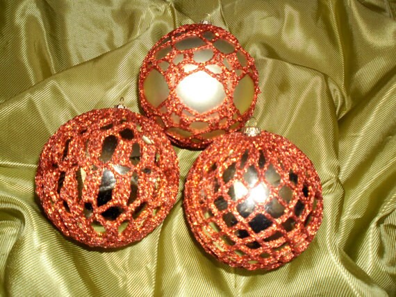... Christmas decor, Christmas tree, Set of 3 pieces Christmas ornament