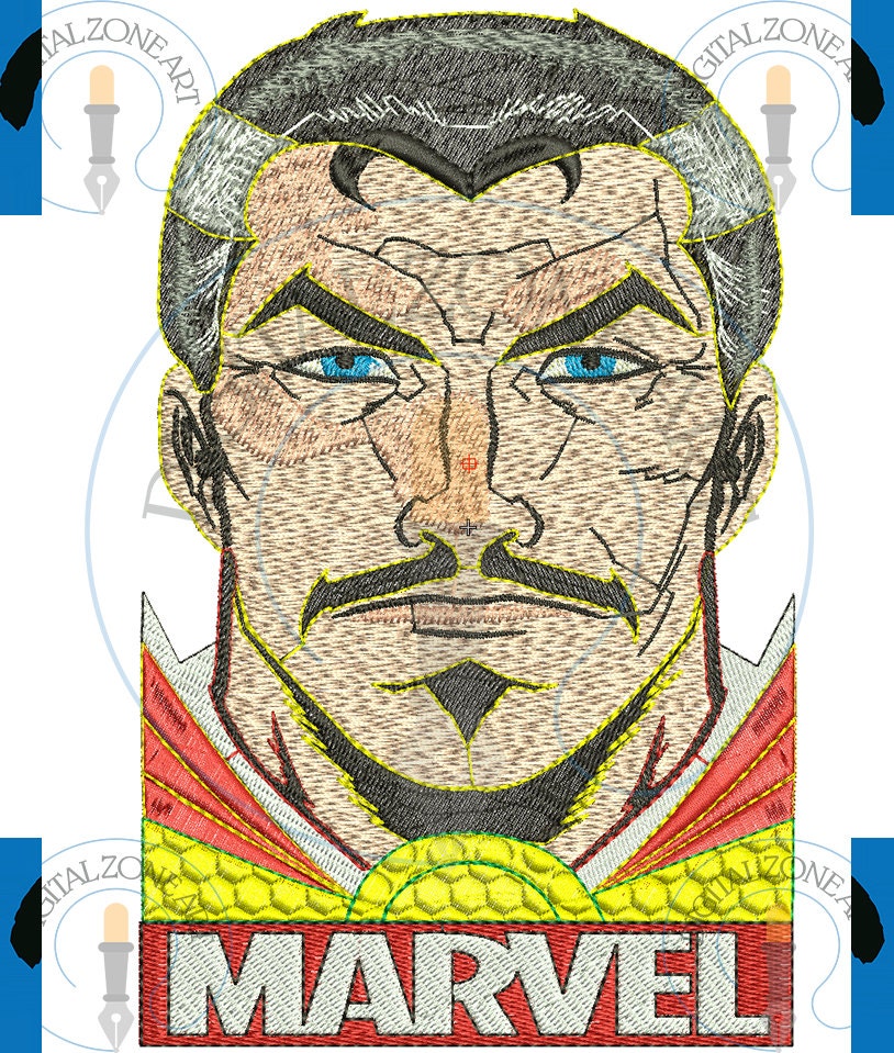 Dr. Strange Embroidery DesignMarvel Super