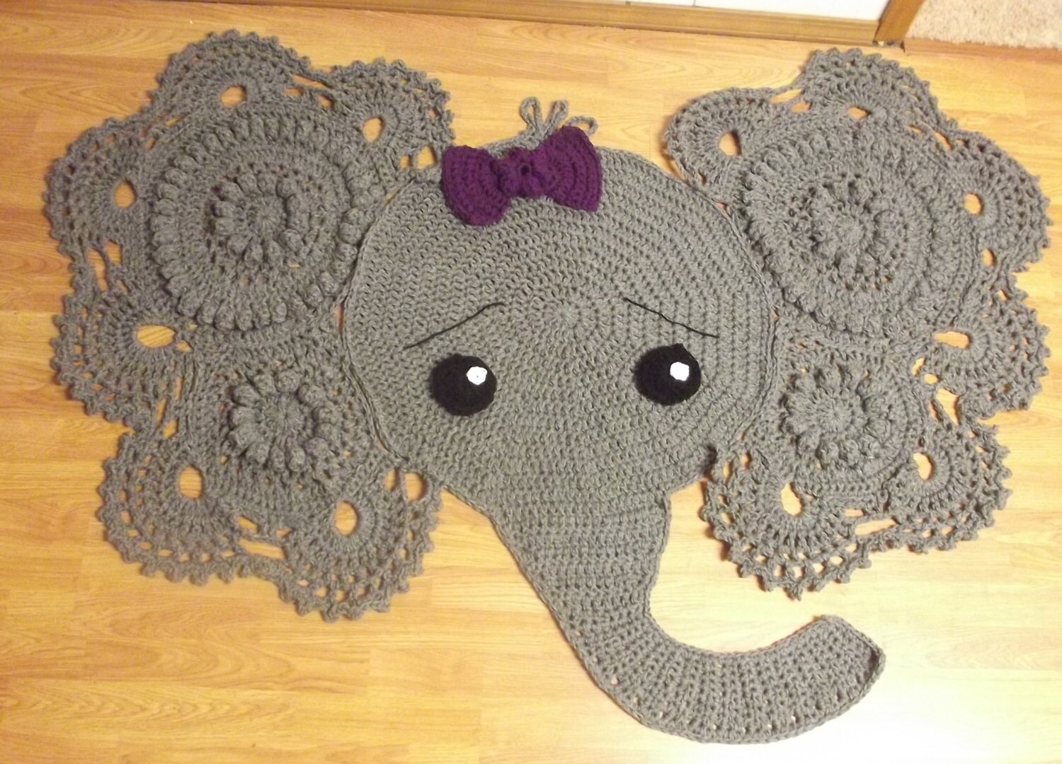Crochet Elephant rug
