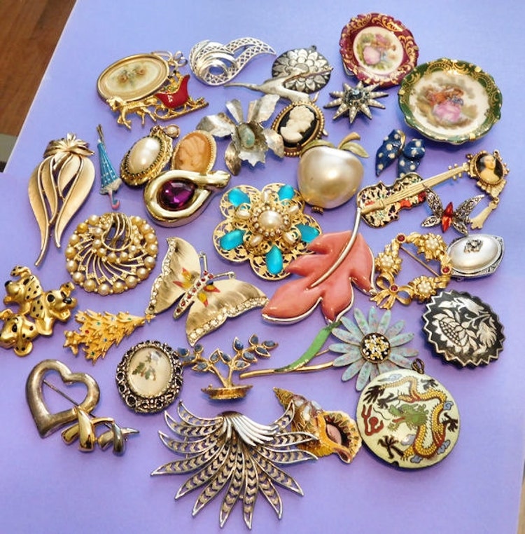 Vintage Jewelry Lot Detash Craft Supply Misc by PattysJewelryEtc
