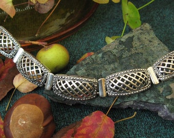 Sterling Silver Medieval style Bracelet