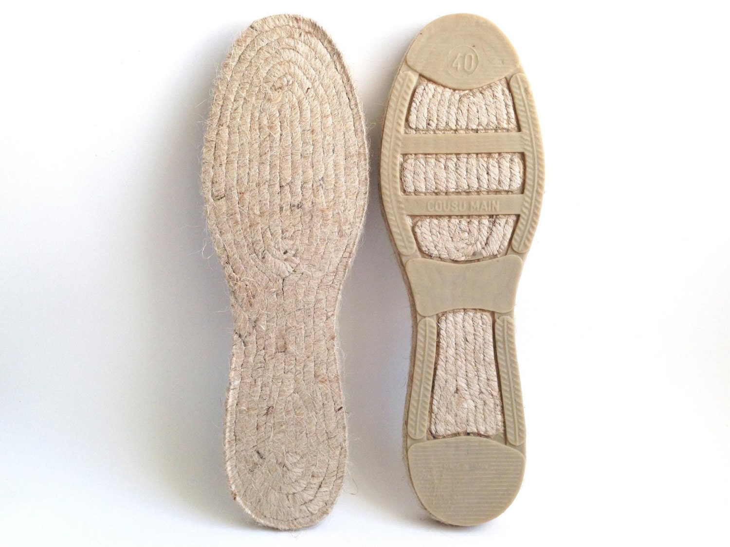 Wear the authentic Spanish espadrille soles the Mediterranean