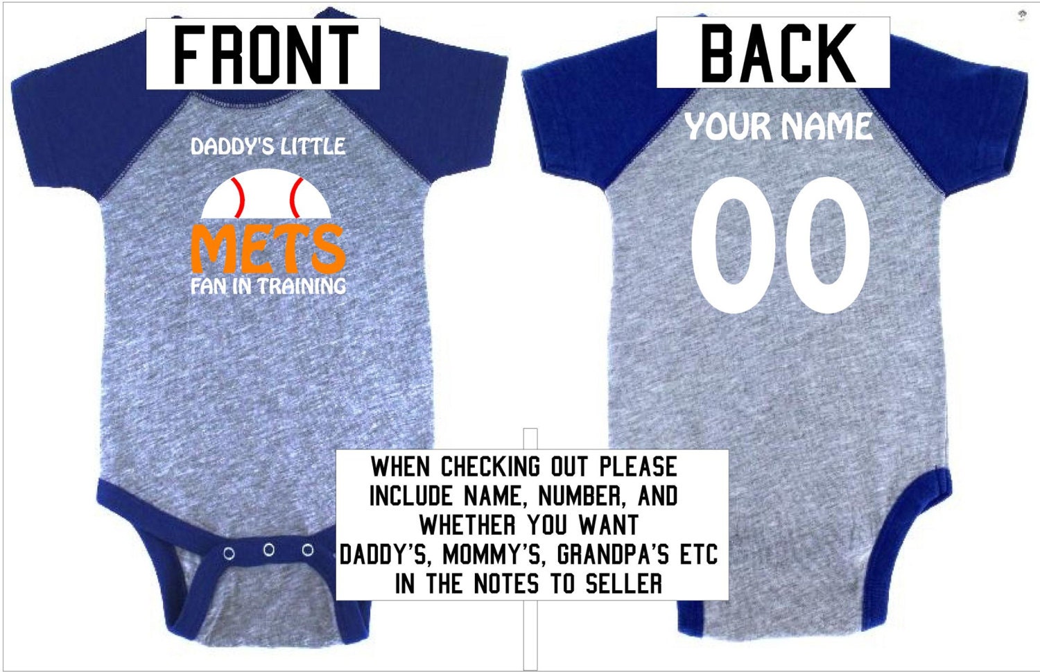 Personalized Baby or Toddler Shirt Baseball New by GAMEDAYJERSEY