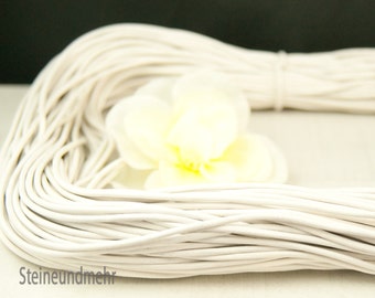 1m leather band Ø2 white kind. 3436