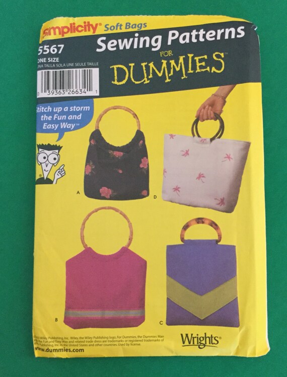 Simplicity Sewing Patterns for Dummies 5567 Uncut FREE