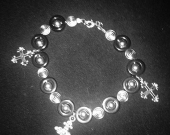 Hemalyke cross bracelet
