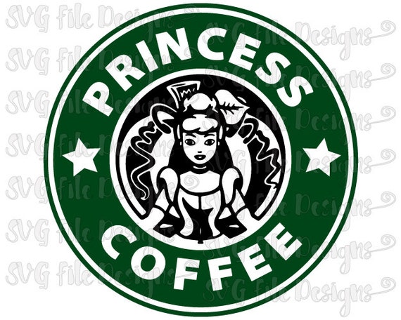 Cinderella Disney Princess Starbucks Coffee Logo by ...