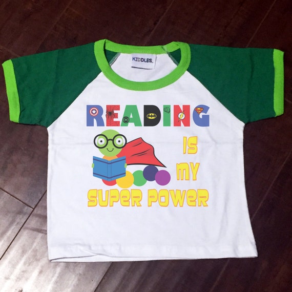 reading is my superpower shirt