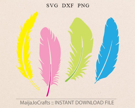 Download Feathers svg Feather cutting file dxf file instant download