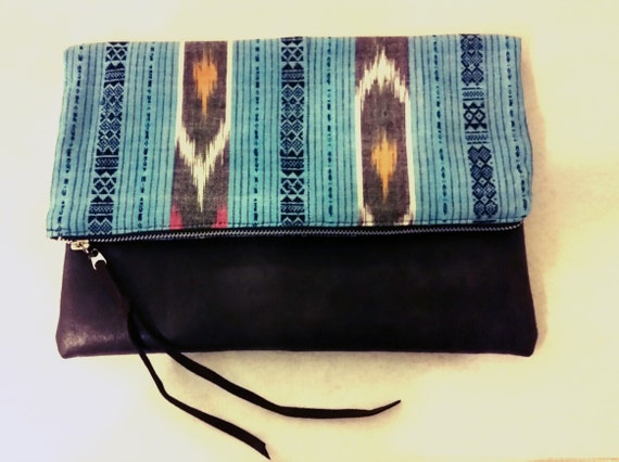 Indie Energy Clutch fold over clutch Boho style by INDIEAmaze