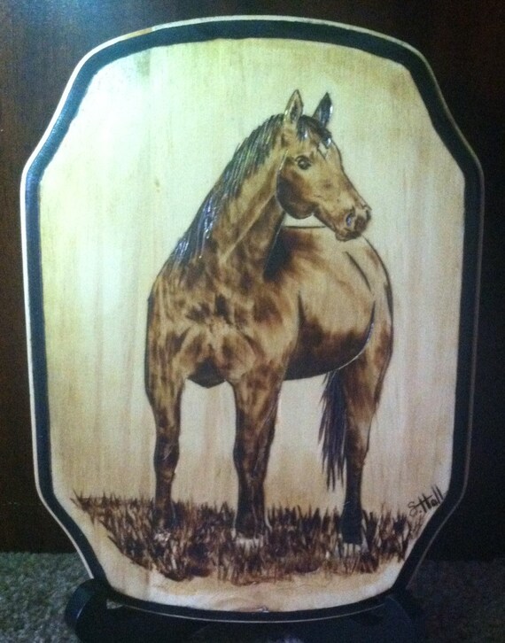 Items similar to Horse Wood Plaque on Etsy