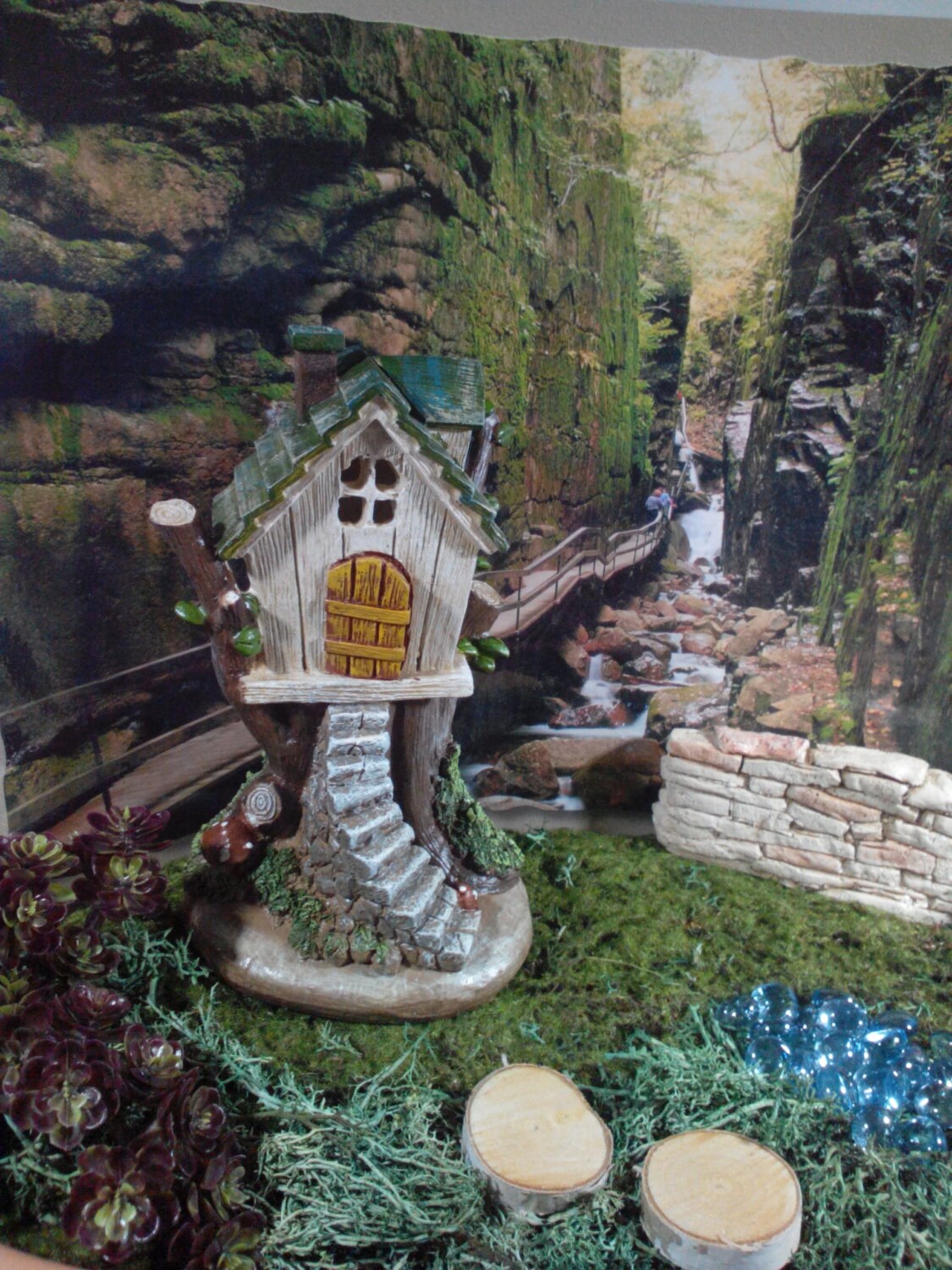 Fairy Garden Tree House Resin Fairy Garden House For your