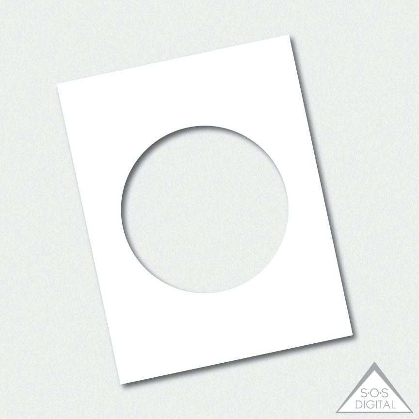 6 inch circle Banner template party printable template PNG