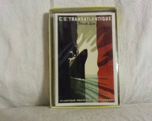 Affiche Rétro French Line - Compagnie Générale Transatlantique - Reproduction