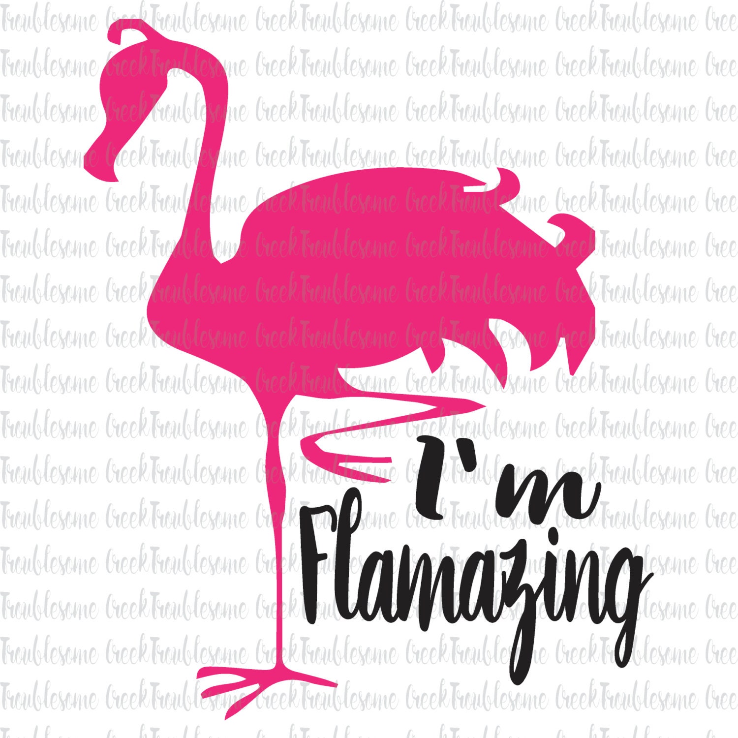 Download Flamazing Flamingo Summer SVG Cut file Silhouette Cricut