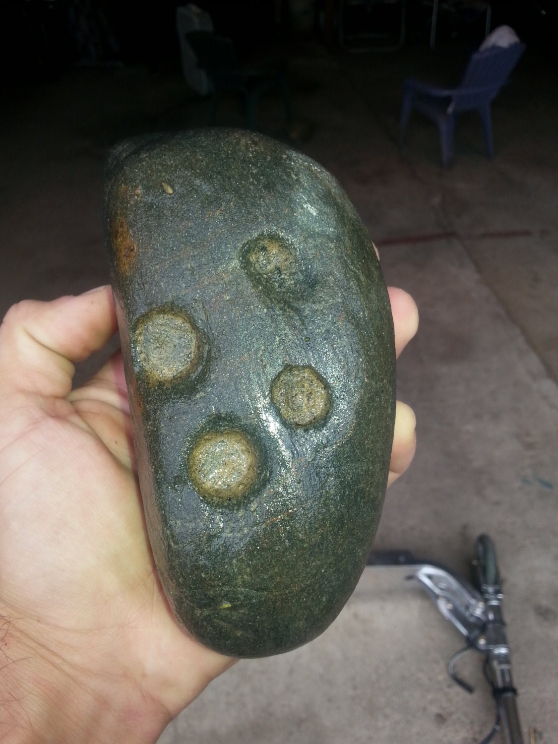 Ancient Native American Fire Starter Stone. by StoneHillArtifacts