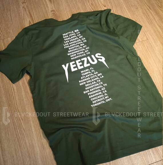 yeezy shirt green