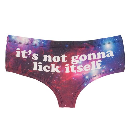 Novelty Panties Ice Cream It's Not Gonna Lick Itself