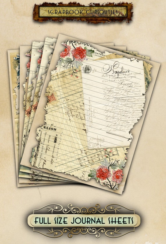 It is a photo of Légend Junk Journal Printables It is a graphic of Légend Junk Journal Printables