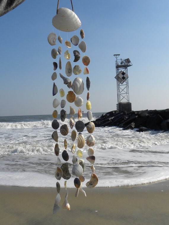 Wind Chime Seashell Beach Chime Beach by TheBayfrontCottage