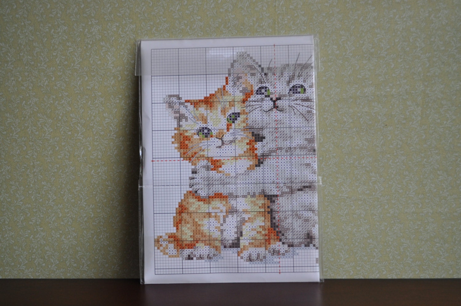 A Brand New Counted Cross Stitch Kit Cat's
