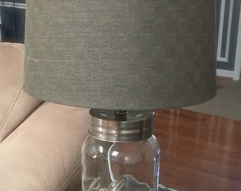 ONE Gallon Mason Jar Table Lamp