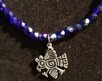 Partidas blue bird necklace