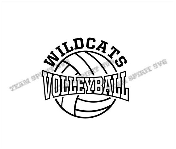 Download Wildcats Volleyball Download Files SVG DXF EPS Silhouette