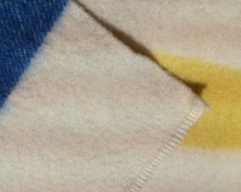 Vintage Wool Golden Dawn Blanket