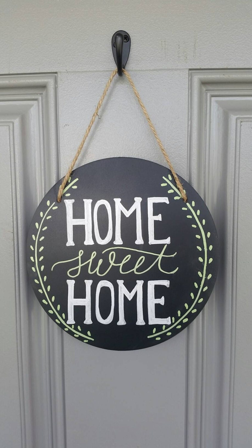 Home Sweet Home/ to Our Home Hand Lettered Chalkboard