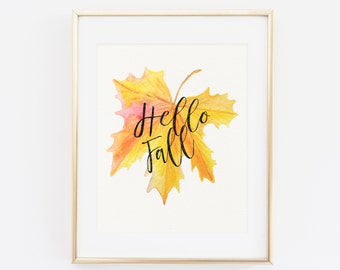 Fall Wall Art fall print | etsy Fall Wall Art fall print | etsy