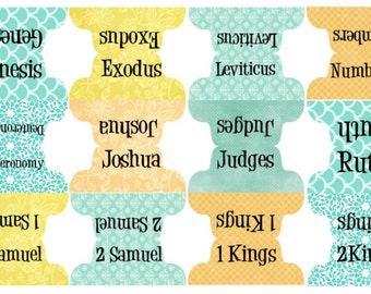 Printable Inspire 2 CATHOLIC Bible Tabs. ALL 73 Books of the Bible. For Bibles, Planners or Journals. Matches the Inspire 2 Topical Tabs.