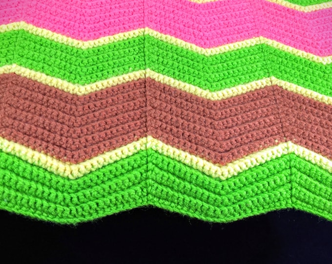 Vintage Crochet Decorative Throw - Sofa Throw Cover