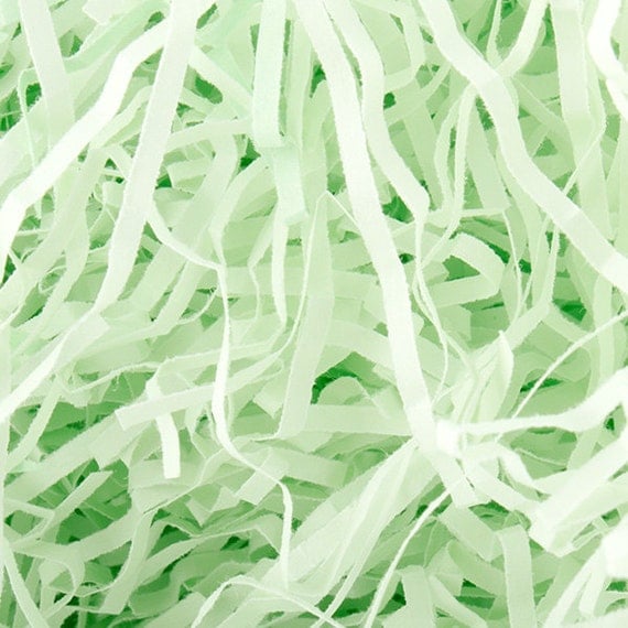 16 Oz Green Shredded Paper Paper Shred Krinkle By Paperfiller