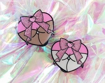 Cutie Magical Booty Enamel Pin – Dark Skin Only