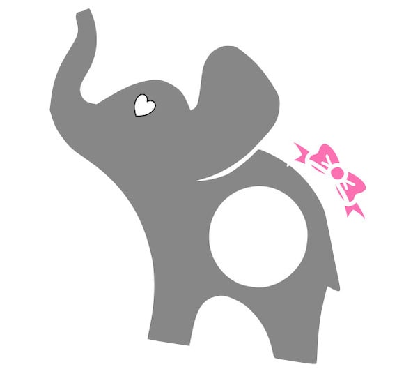 Free Free 120 Baby Elephant With Bow Svg SVG PNG EPS DXF File