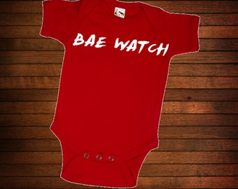 BAE WATCH ONESIE