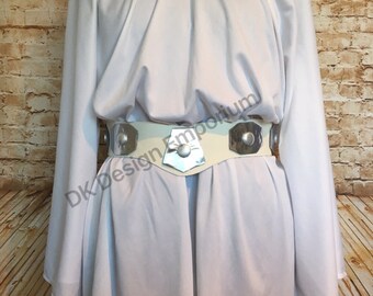 Princess Leia Inspired Running Costume - Space Princess Run Costume - Kids Princess Leia Costume - Princess Leia Cosplay - Kids Race Costume