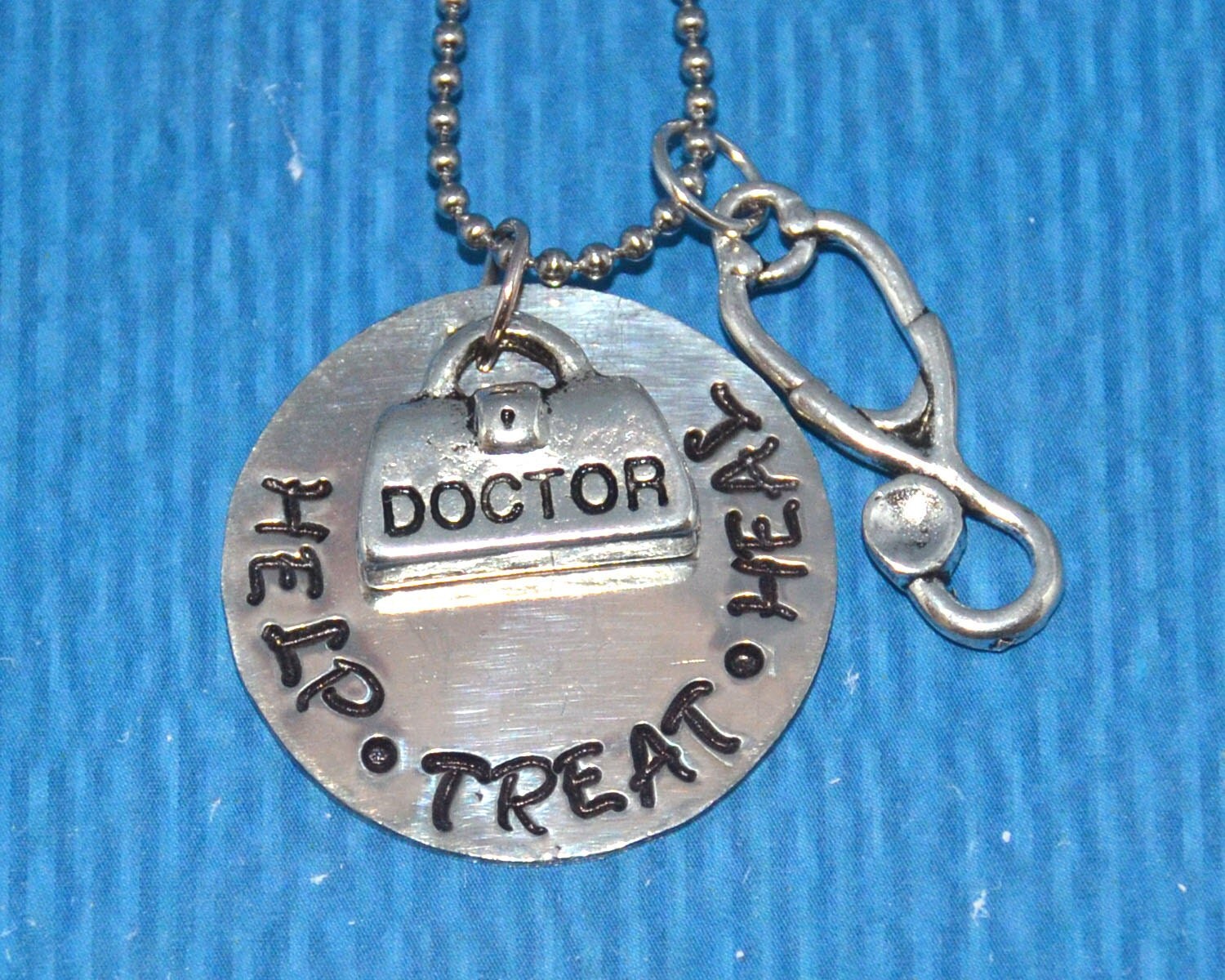 Doctor Necklace Gift for Doctor Medical Student by charmedbykobe