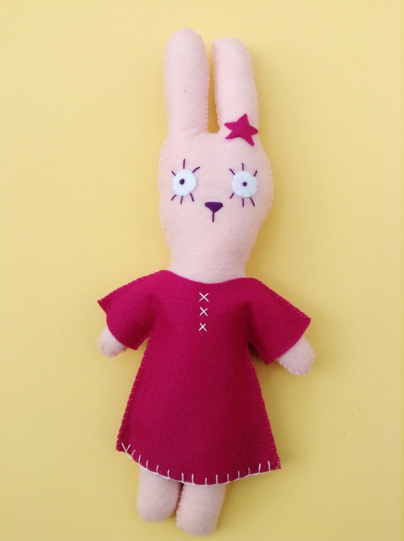 pink bunny doll