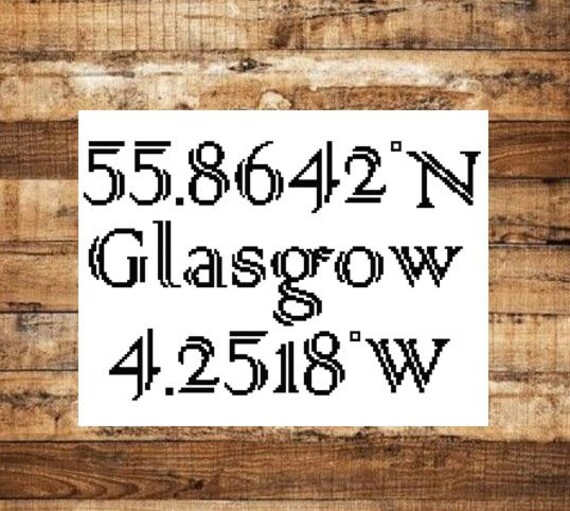 Glasgow Scotland Coordinates Latitude and Longitude Scottish