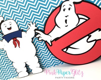 Ghostbusters Party, Ghostbusters Birthday, Ghostbusters Birthday Party, Ghostbusters Centerpiece, Ghostbusters Favors, Ghostbusters Die-cuts