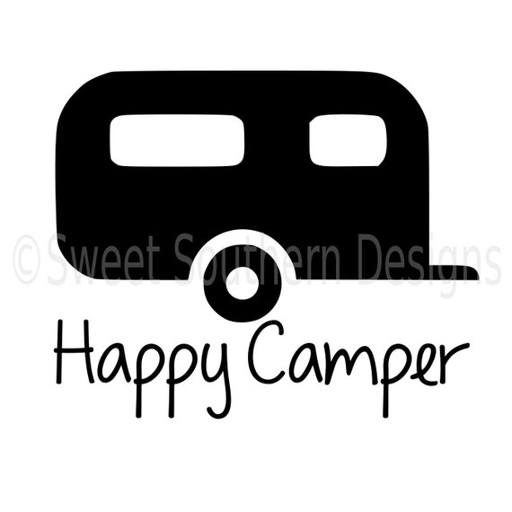 Download Happy camper RV SVG instant download design for cricut or